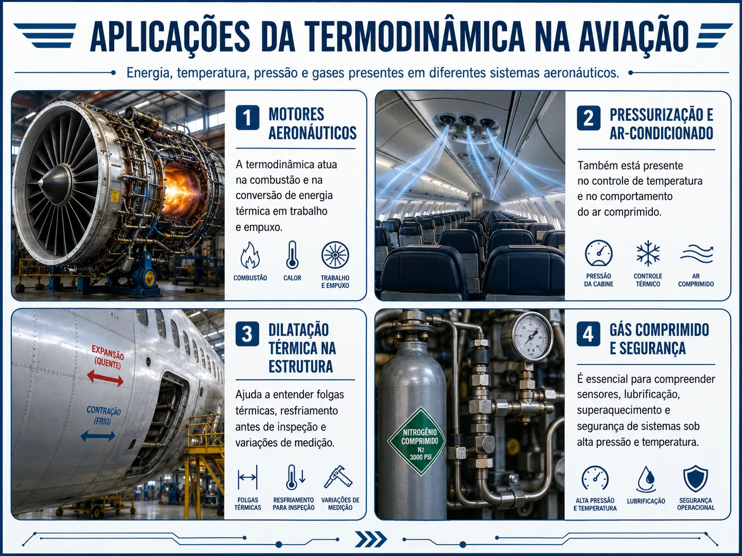 Aplicações da termodinâmica na aviação